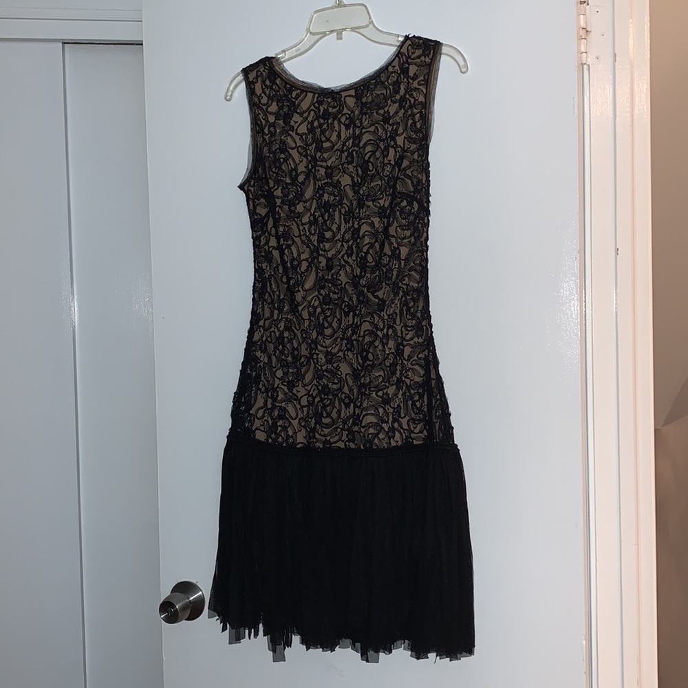 Black flapper dress